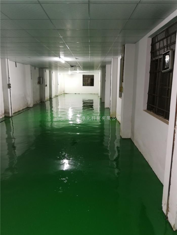 東莞市謝山橋（qiáo）工地施工環氧樹脂薄塗地坪