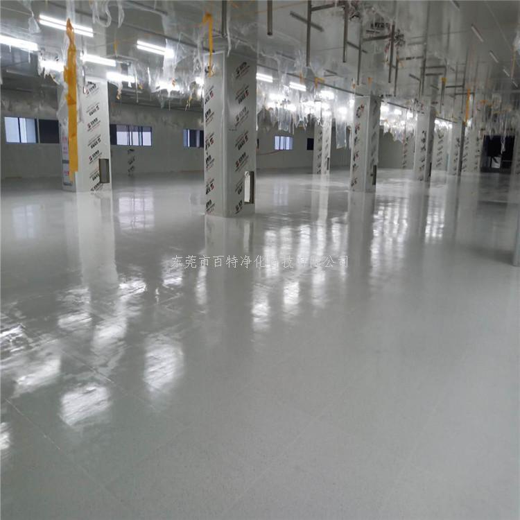 惠州潔淨車間施工PVC防靜電地板（bǎn）工程
